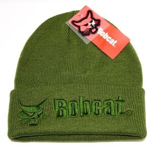 Bobcat Beanie Hat Embroidered Logo Unisex Knit Cap Men Women One Size NWT New